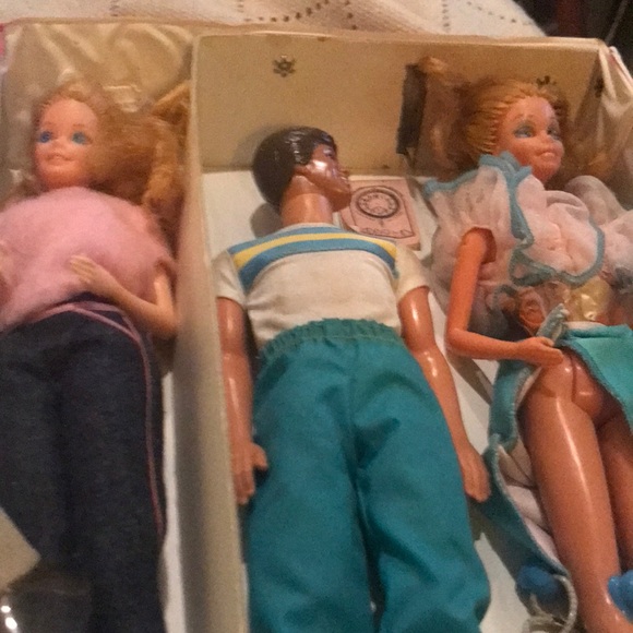 Vintage Barbie and ken dolls